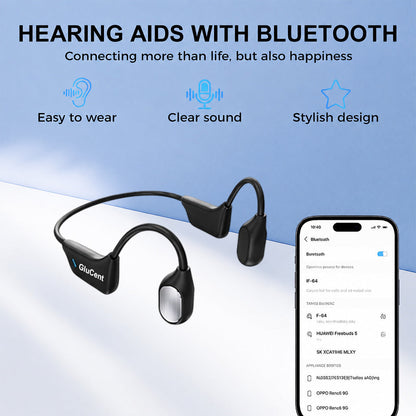 🔊Mayo Clinic Recommended🏆GluCent® Smart Bone Conduction Hearing System Recommended by Hearing Specialists