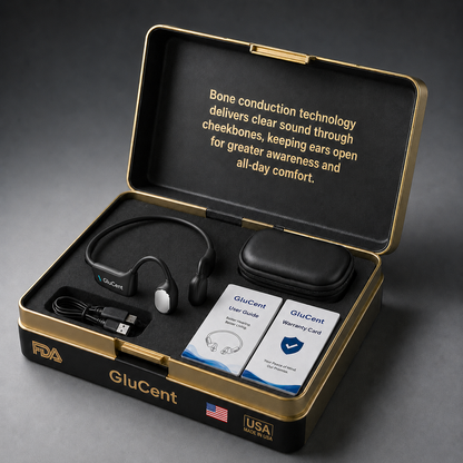 🔊Mayo Clinic Recommended🏆GluCent® Smart Bone Conduction Hearing System Recommended by Hearing Specialists
