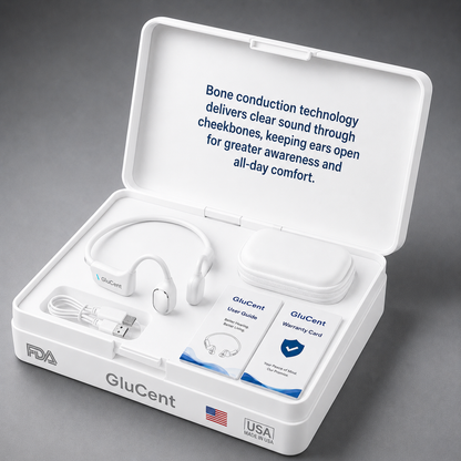 🔊Mayo Clinic Recommended🏆GluCent® Smart Bone Conduction Hearing System Recommended by Hearing Specialists